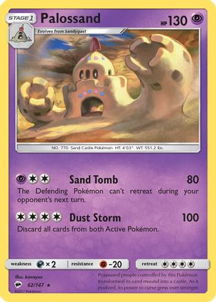 Image of Palossand (62/147) [Sun & Moon: Burning Shadows]