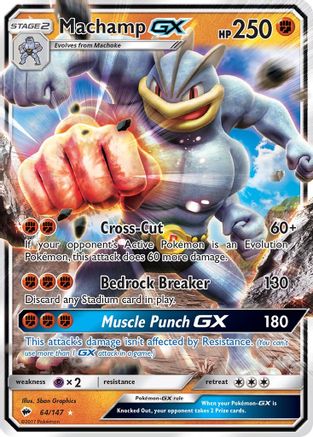 Image of Machamp GX (64/147) [Sun & Moon: Burning Shadows]