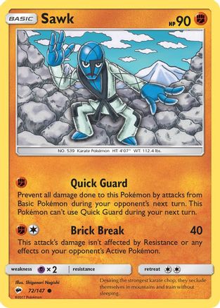 Image of Sawk (72/147) [Sun & Moon: Burning Shadows]
