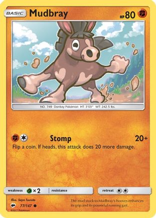 Image of Mudbray (77/147) [Sun & Moon: Burning Shadows]
