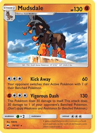 Image of Mudsdale (78/147) [Sun & Moon: Burning Shadows]