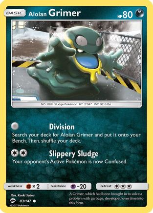 Image of Alolan Grimer (83/147) [Sun & Moon: Burning Shadows]