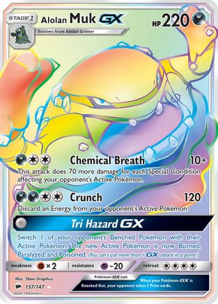 Image of Alolan Muk GX (157/147) [Sun & Moon: Burning Shadows]