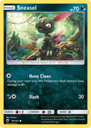 Image of Sneasel (85/147) [Sun & Moon: Burning Shadows]