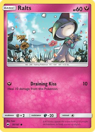 Image of Ralts (91/147) [Sun & Moon: Burning Shadows]
