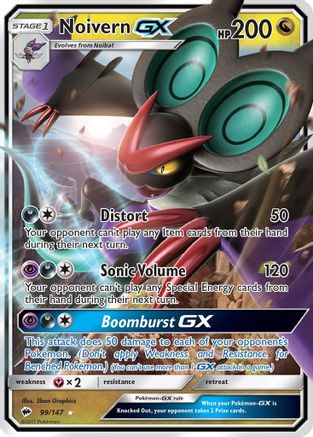 Image of Noivern GX (99/147) [Sun & Moon: Burning Shadows]