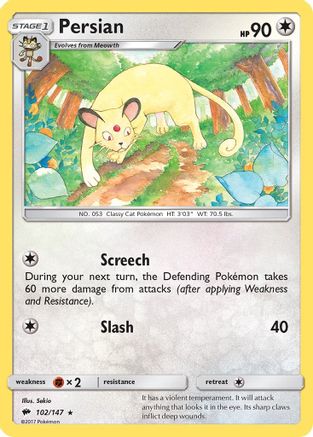 Image of Persian (102/147) [Sun & Moon: Burning Shadows]