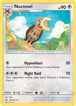 Image of Noctowl (107/147) [Sun & Moon: Burning Shadows]