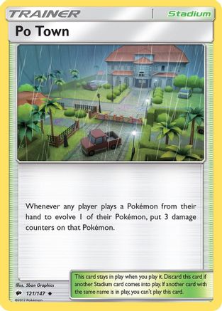 Image of Po Town (121/147) [Sun & Moon: Burning Shadows]