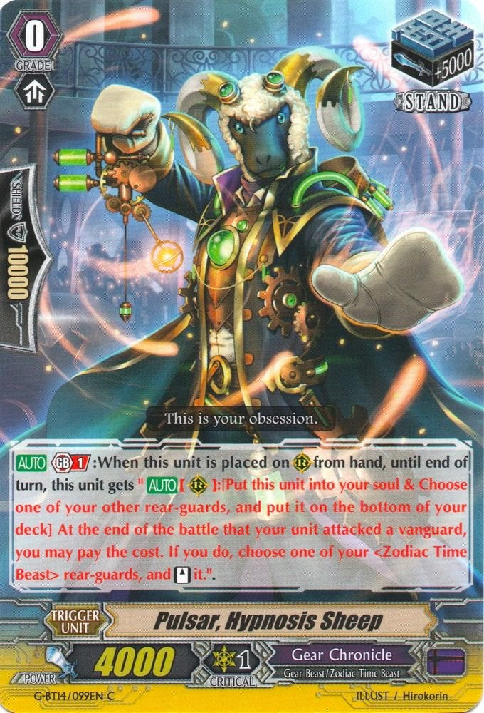 Image of Pulsar, Hypnosis Sheep (G-BT14/099EN) [Divine Dragon Apocrypha]