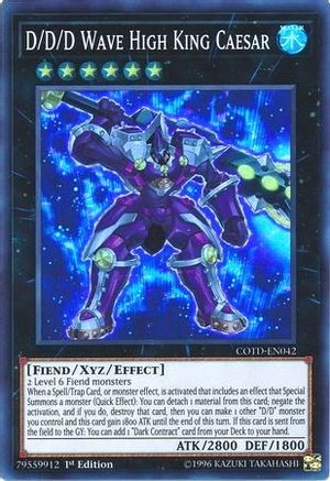 D/D/D Wave High King Caesar [COTD-EN042] Super Rare