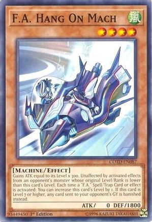 Image of F.A. Hang On Mach [COTD-EN087] Common