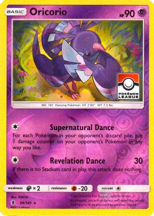 Image of Oricorio (56/145) (League Promo) [Sun & Moon: Guardians Rising]