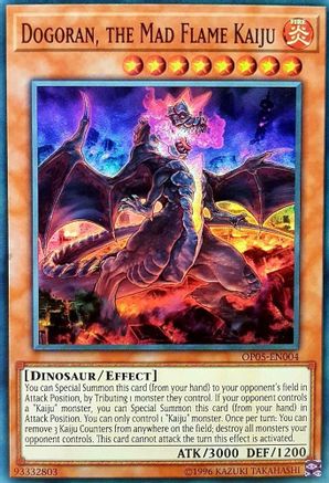 Image of Dogoran, the Mad Flame Kaiju [OP05-EN004] Super Rare