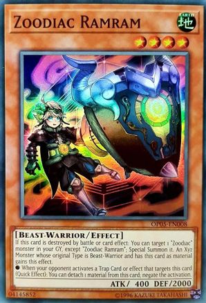 Image of Zoodiac Ramram [OP05-EN008] Super Rare