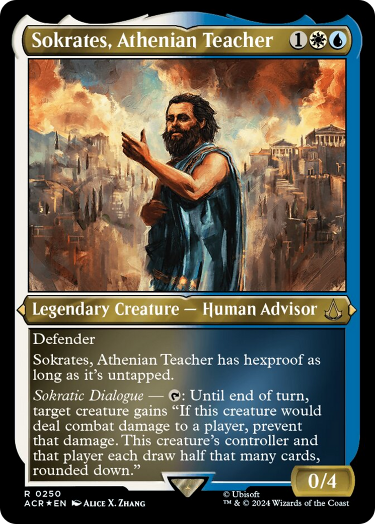 Image of Sokrates, Athenian Teacher (Foil Etched) [Assassin's Creed]