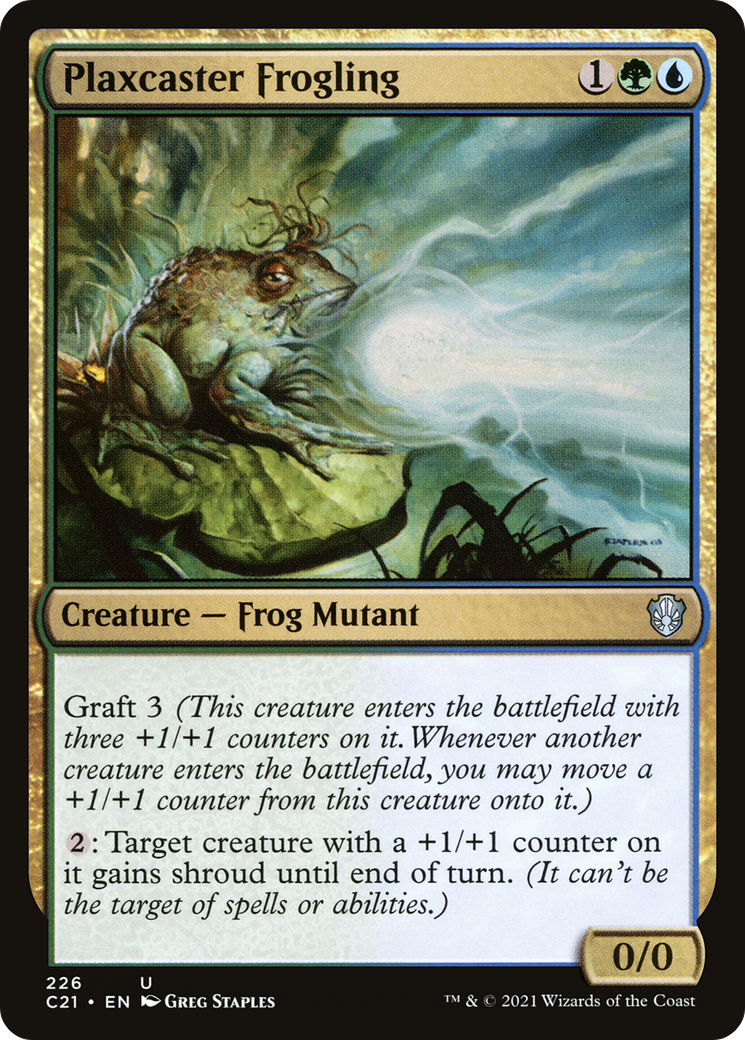 Image of Plaxcaster Frogling [Commander 2021]