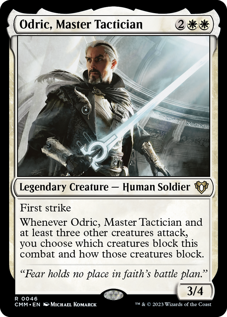 Image of Odric, Master Tactician [Commander Masters]