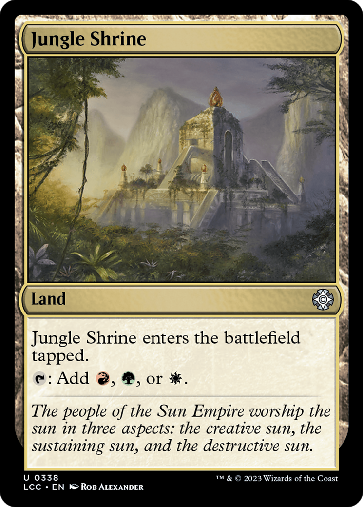 Image of Jungle Shrine [The Lost Caverns of Ixalan Commander]