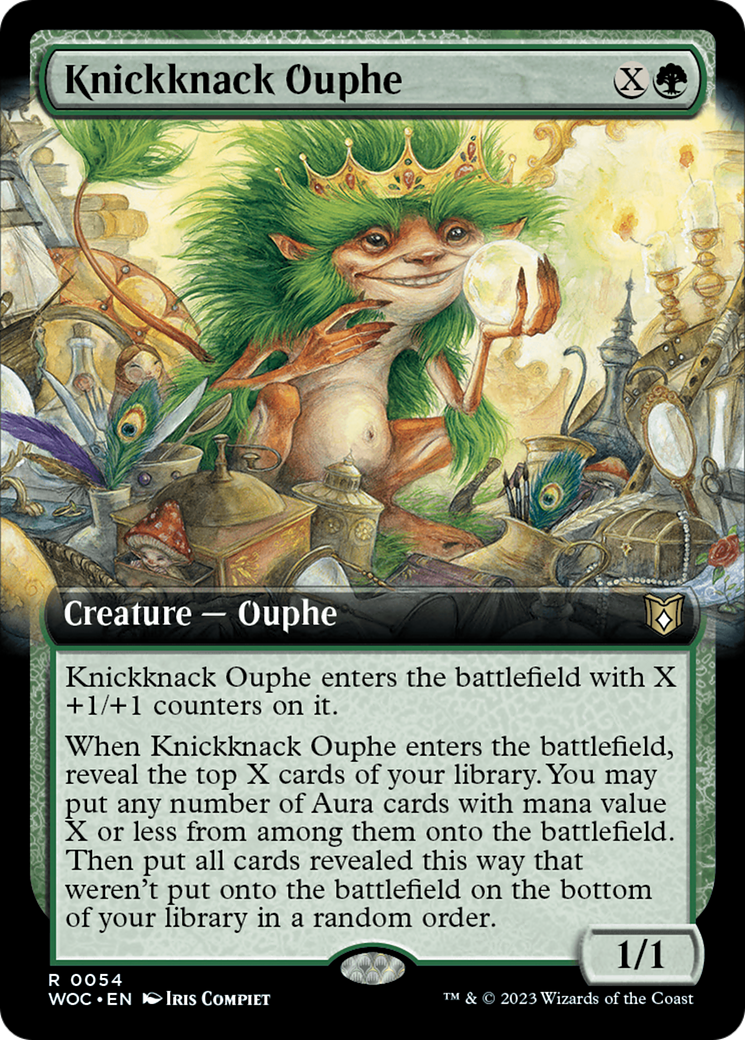 Image of Knickknack Ouphe (Extended Art) [Wilds of Eldraine Commander]