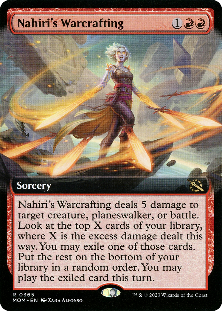 Image of Nahiri's Warcrafting (Extended Art) [March of the Machine]
