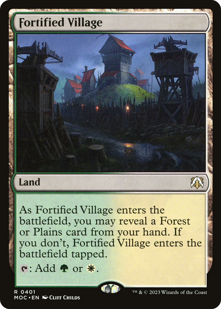 Image of Fortified Village [March of the Machine Commander]