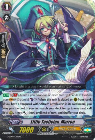 Image of Little Tactician, Marron (G-LD03/012EN) [G-Legend Deck Vol.3: The Blaster]