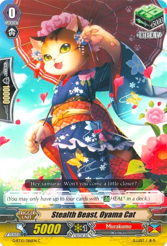 Image of Stealth Beast, Oyama Cat (G-BT10/086EN) [Raging Clash of the Blade Fangs]