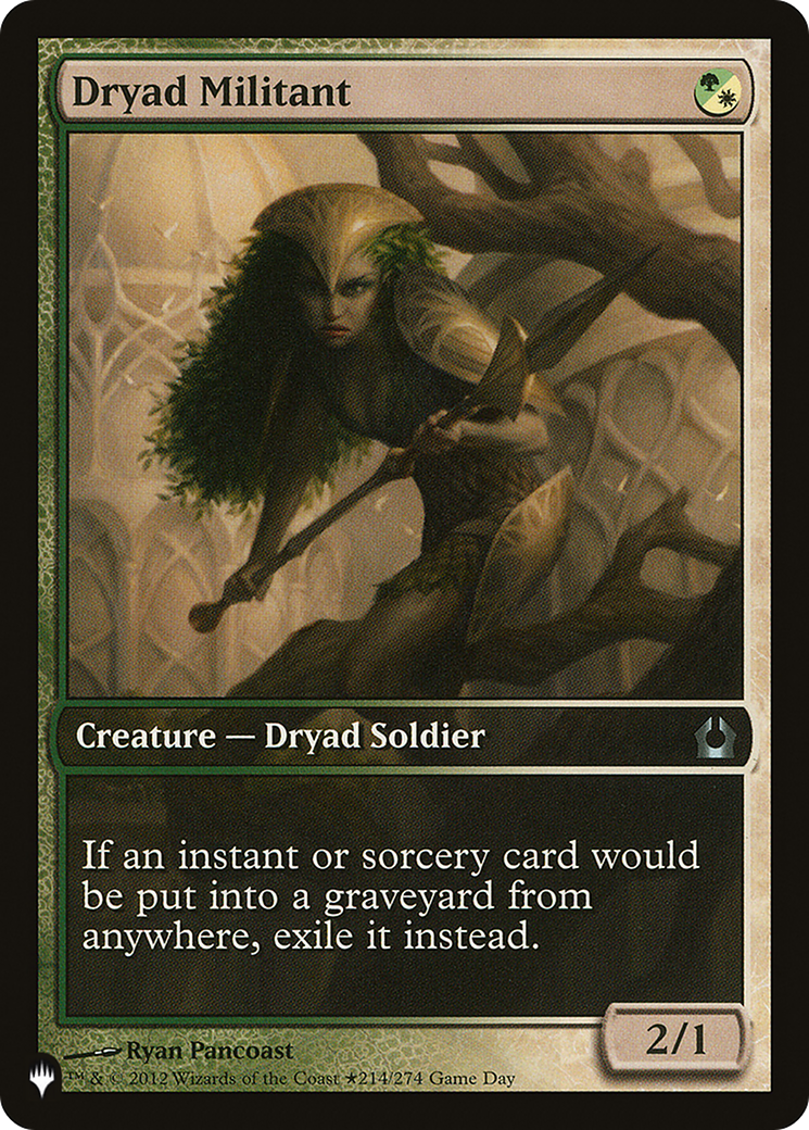 Image of Dryad Militant [The List]
