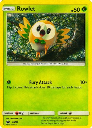 Image of Rowlet (SM01) (General Mills Promo) [Sun & Moon: Black Star Promos]