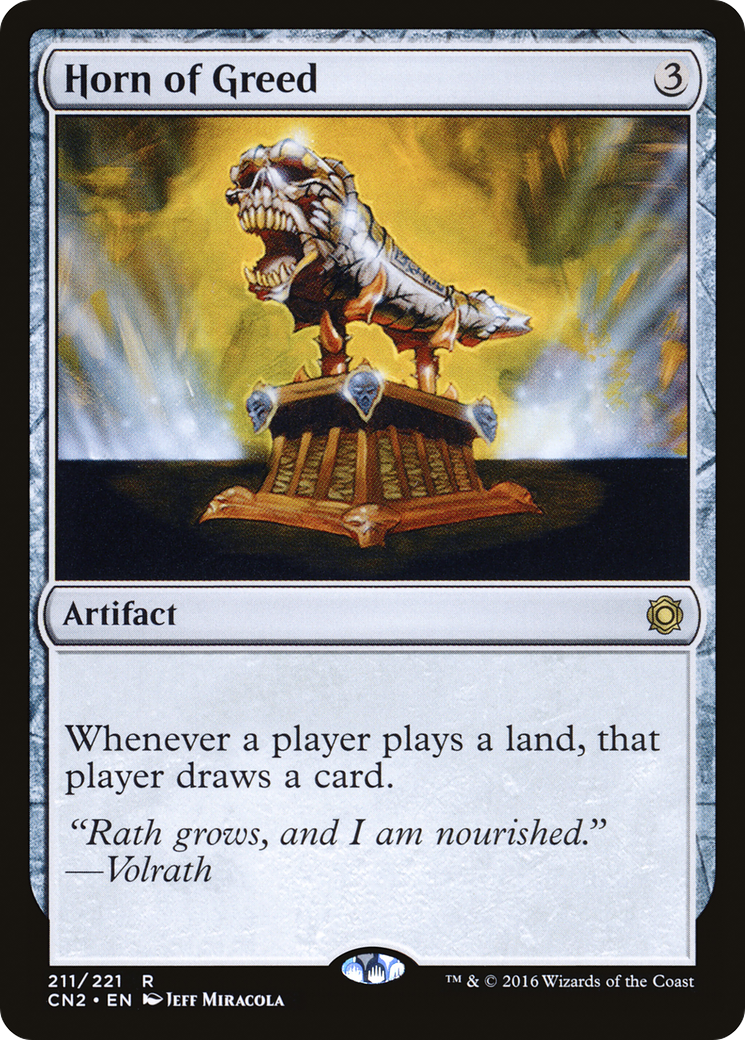 Image of Horn of Greed [Conspiracy: Take the Crown]