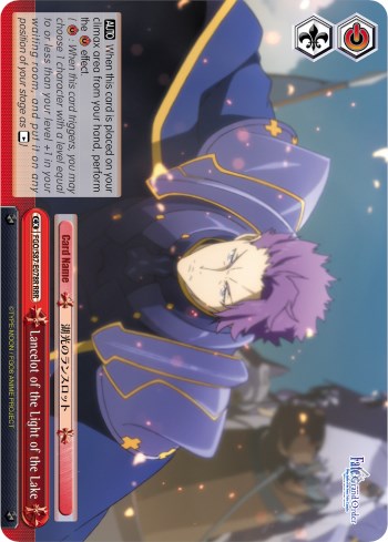 Image of Lancelot of the Light of the Lake (FGO/S87-E078R RRR) [Fate/Grand Order THE MOVIE Divine Realm of the Round Table: Camelot]