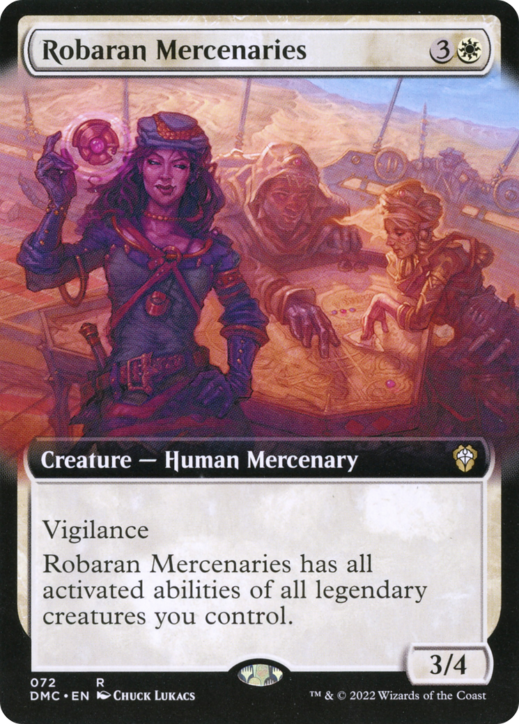 Image of Robaran Mercenaries (Extended Art) [Dominaria United Commander]