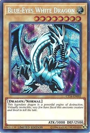 Image of Blue-Eyes White Dragon [CT14-EN002] Secret Rare