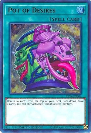 Image of Pot of Desires [CT14-EN004] Ultra Rare