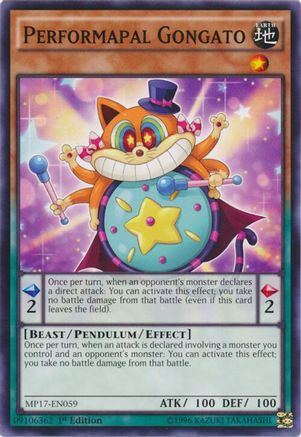 Image of Performapal Gongato [MP17-EN059] Common