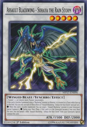 Image of Assault Blackwing - Sohaya the Rain Storm [MP17-EN096] Common