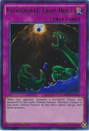 Image of Floodgate Trap Hole [MP17-EN114] Ultra Rare