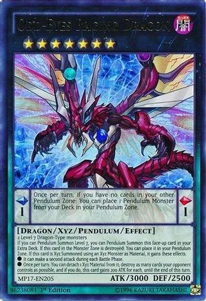 Odd-Eyes Raging Dragon [MP17-EN205] Ultra Rare