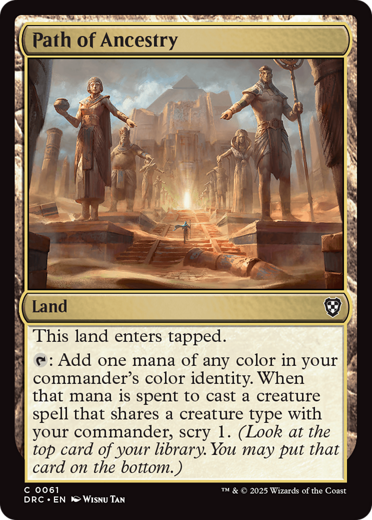 Image of Path of Ancestry [Aetherdrift Commander]