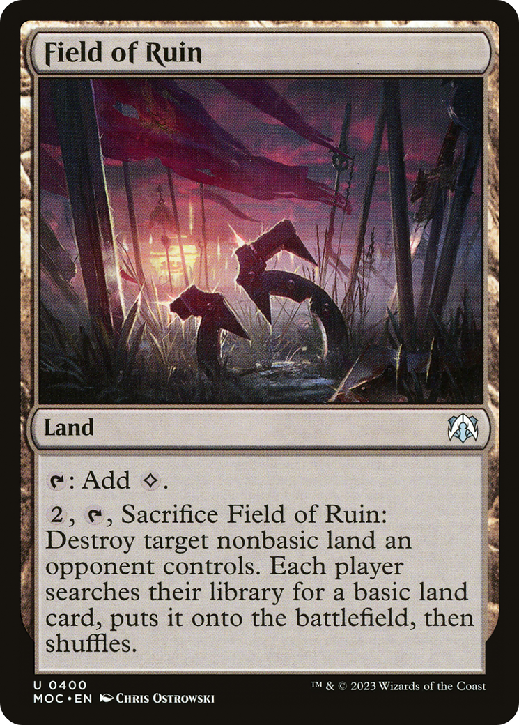 Image of Field of Ruin [March of the Machine Commander]