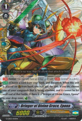 Image of Bringer of Divine Grace, Epona (RRR) (G-LD03/013EN) [G-Legend Deck Vol.3: The Blaster]