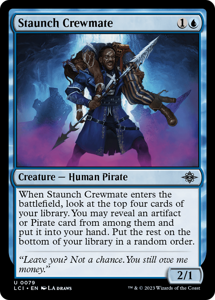 Image of Staunch Crewmate [The Lost Caverns of Ixalan]