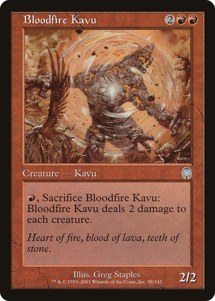 Image of Bloodfire Kavu [Apocalypse]