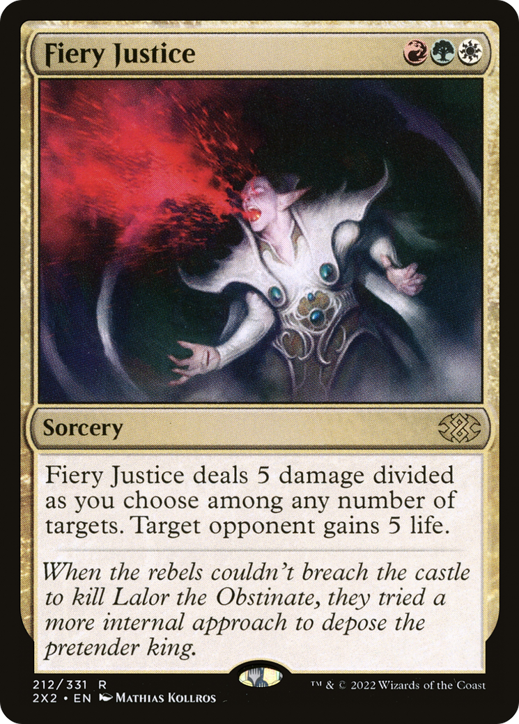Image of Fiery Justice [Double Masters 2022]