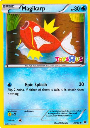 Image of Magikarp (22/83) (Toys R Us Promo) [XY: Generations]