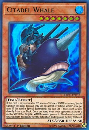 Image of Citadel Whale [LEDU-EN016] Ultra Rare