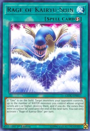 Image of Rage of Kairyu-Shin [LEDU-EN017] Rare