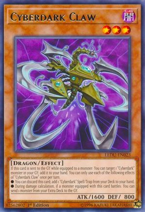 Image of Cyberdark Claw [LEDU-EN023] Rare