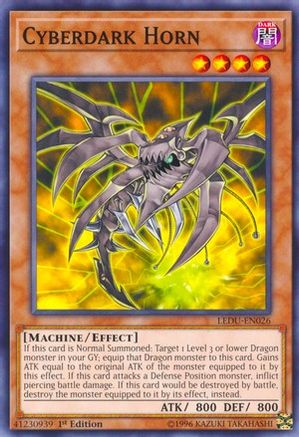 Image of Cyberdark Horn [LEDU-EN026] Common
